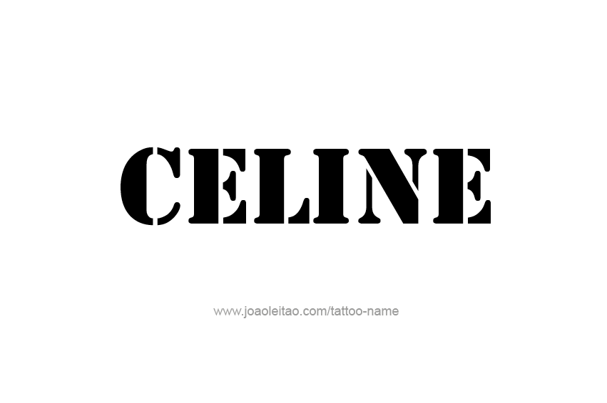 Tattoo Design Name Celine  