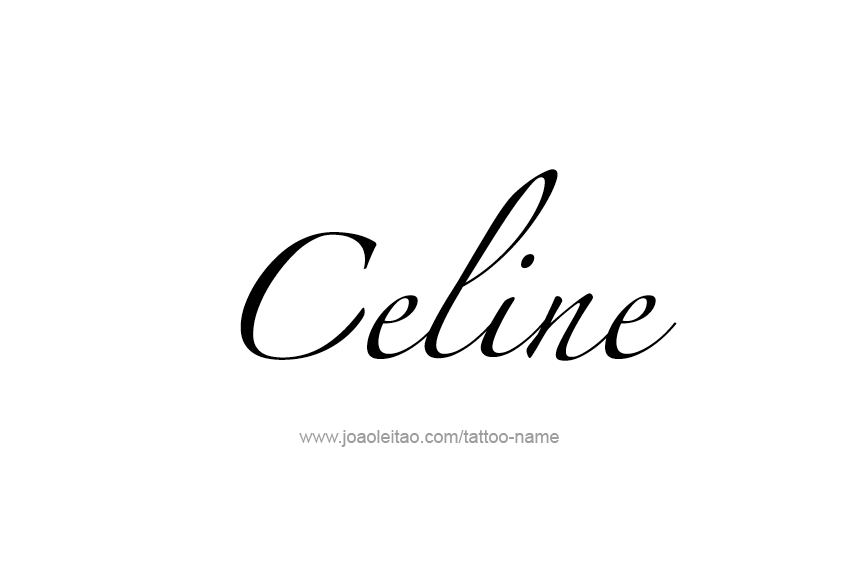 Tattoo Design Name Celine  