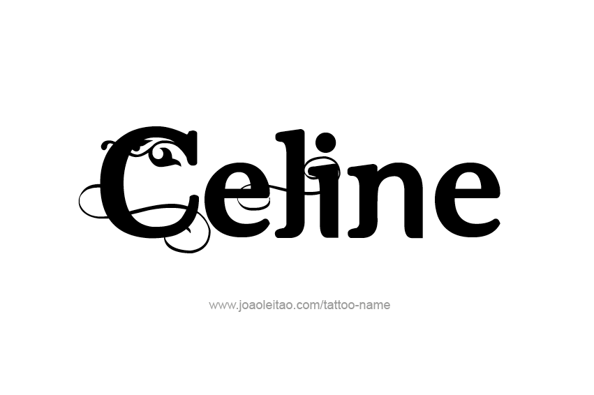 Tattoo Design Name Celine  