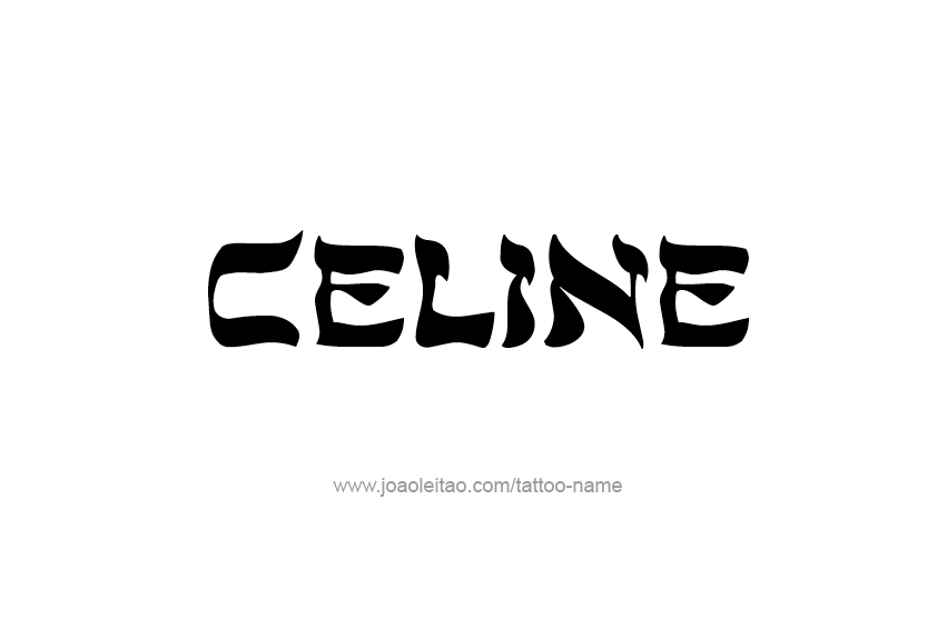 Tattoo Design Name Celine  