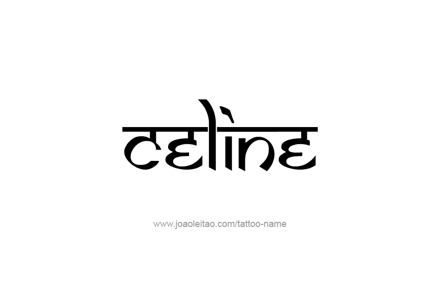 Tattoo Design Name Celine  