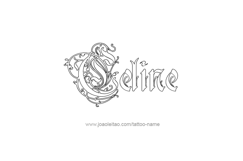 Tattoo Design Name Celine  