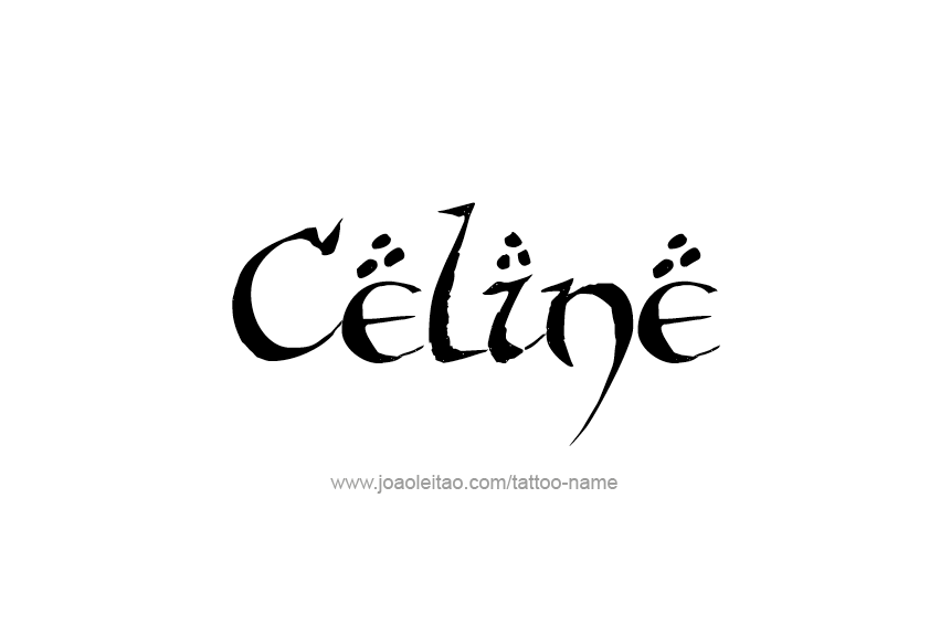 Tattoo Design Name Celine  