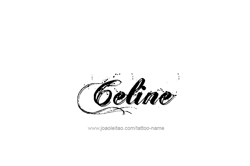 Tattoo Design Name Celine  