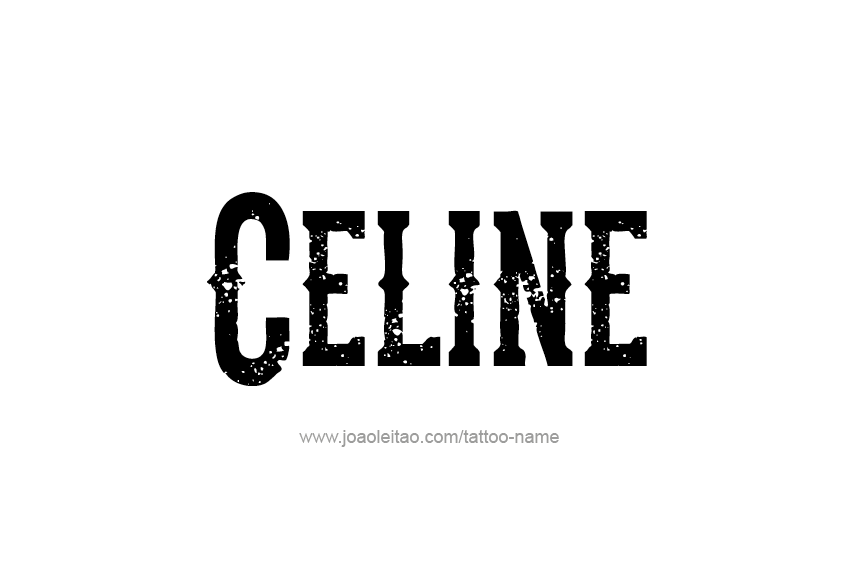 Tattoo Design Name Celine  