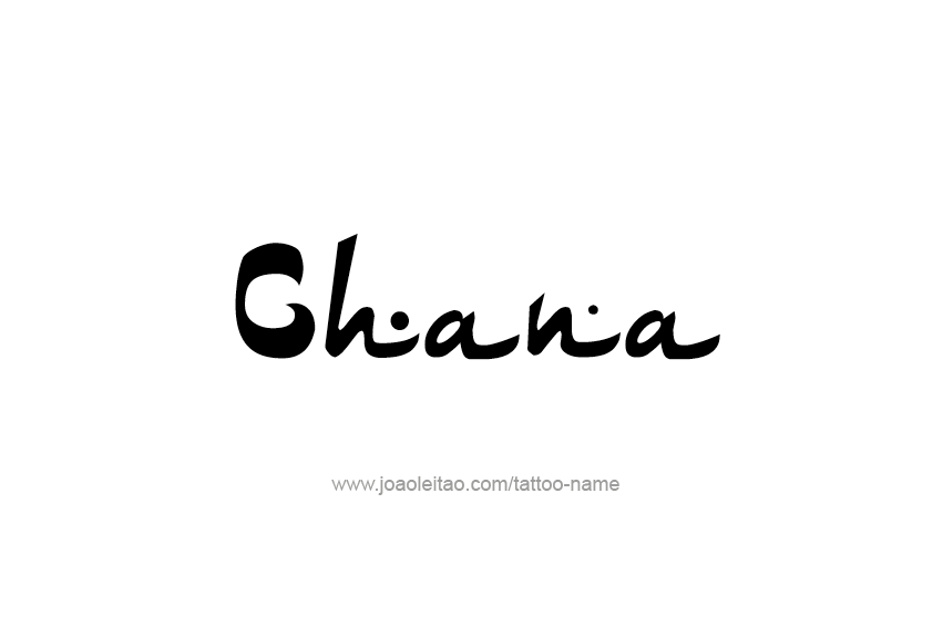 Tattoo Design Name Chana  