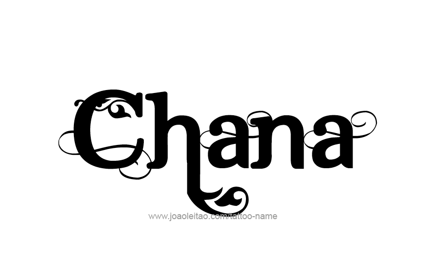 Tattoo Design Name Chana  