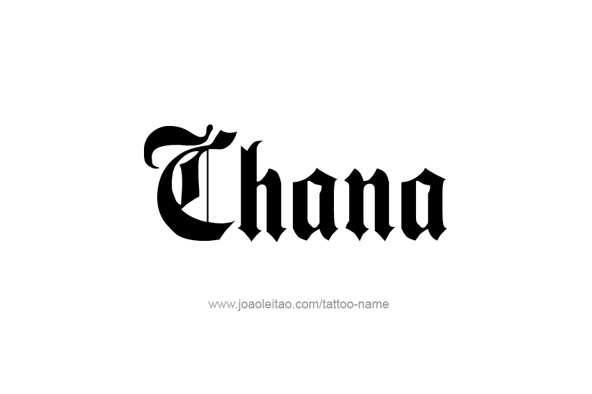 Tattoo Design Name Chana  