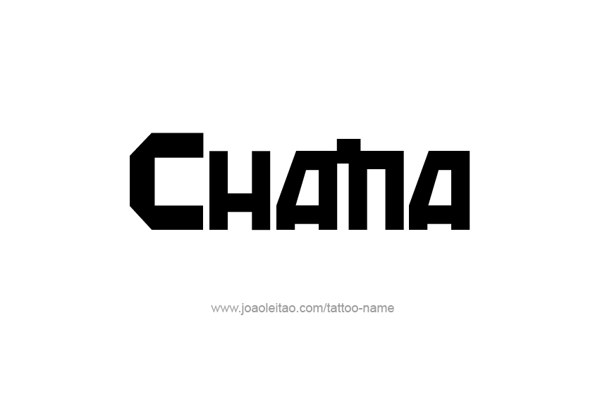 Tattoo Design Name Chana  