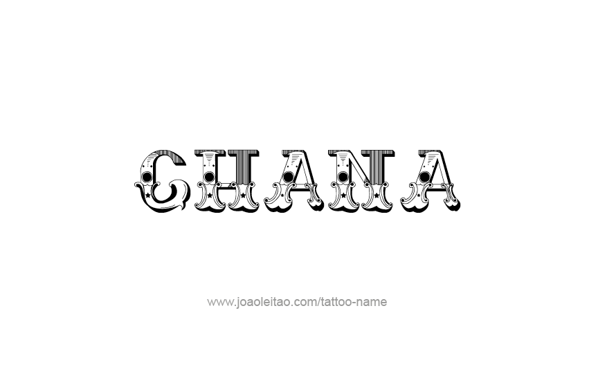 Tattoo Design Name Chana  