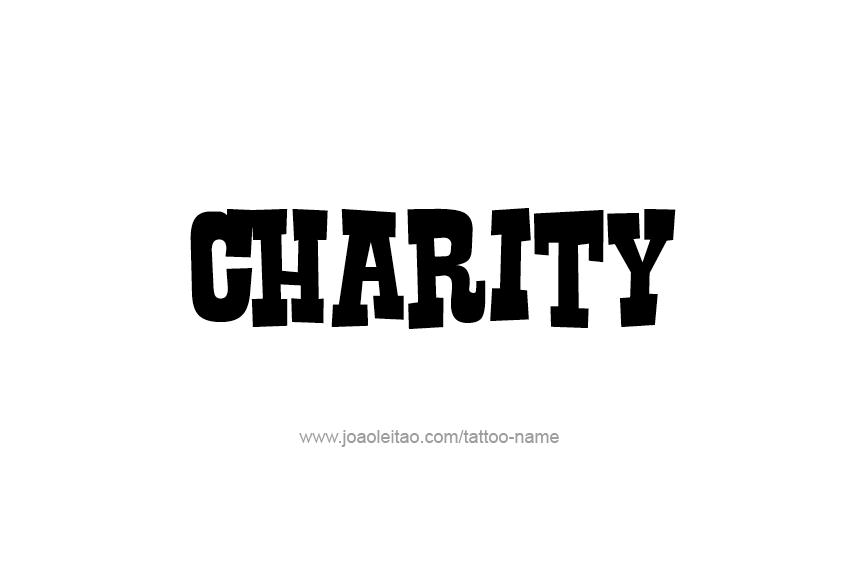 Tattoo Design Name Charity  