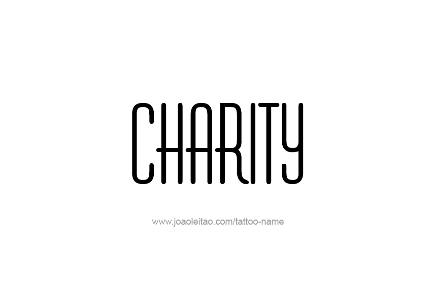 Tattoo Design Name Charity  