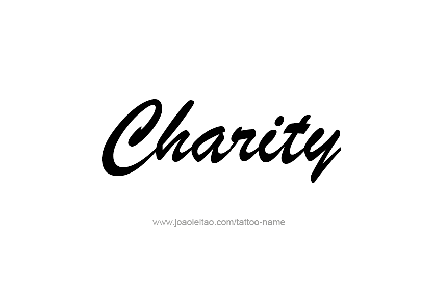 Tattoo Design Name Charity  