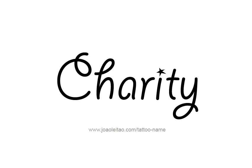 Tattoo Design Name Charity  