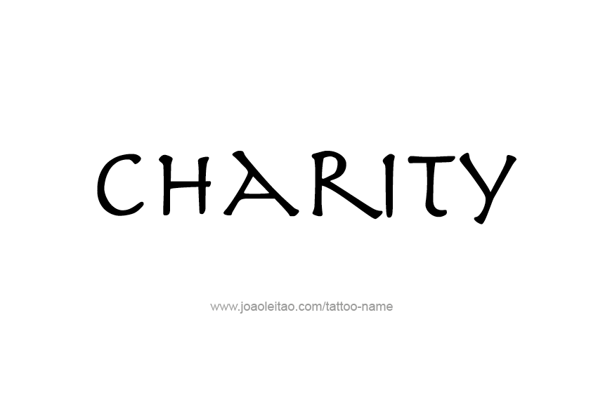 Tattoo Design Name Charity  