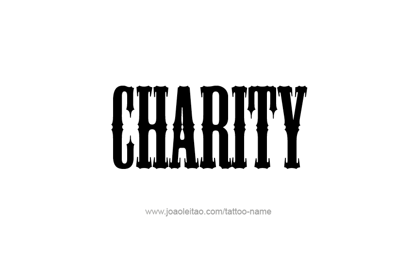 Tattoo Design Name Charity  