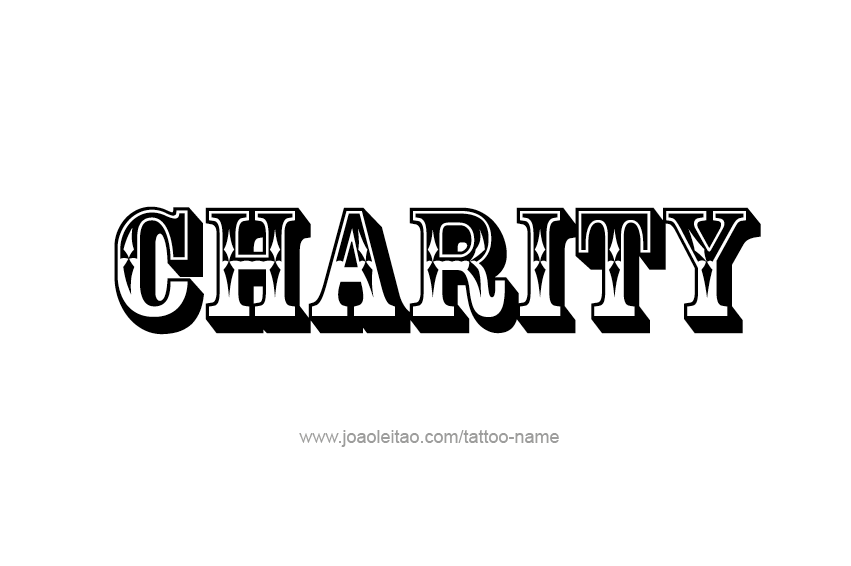 Tattoo Design Name Charity  