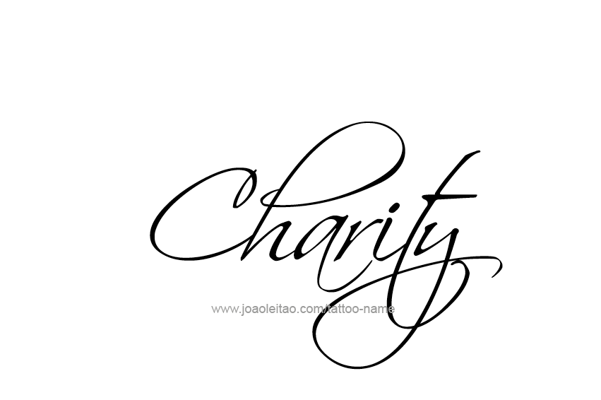 Tattoo Design Name Charity  