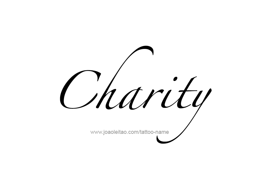 Tattoo Design Name Charity  