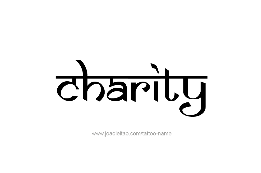 Tattoo Design Name Charity  