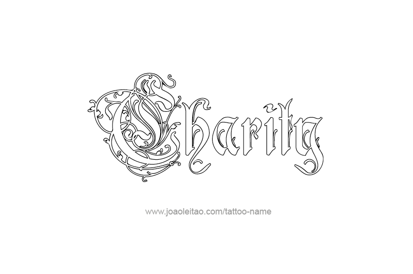 Tattoo Design Name Charity  