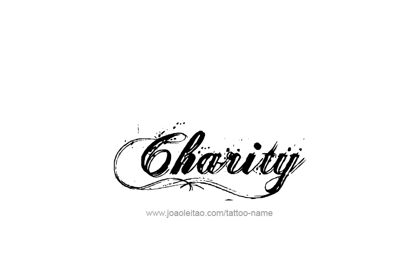 Tattoo Design Name Charity  