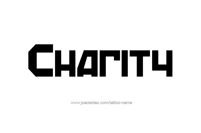 Tattoo Design Name Charity  