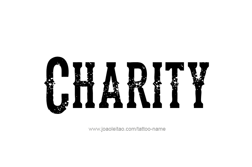 Tattoo Design Name Charity  