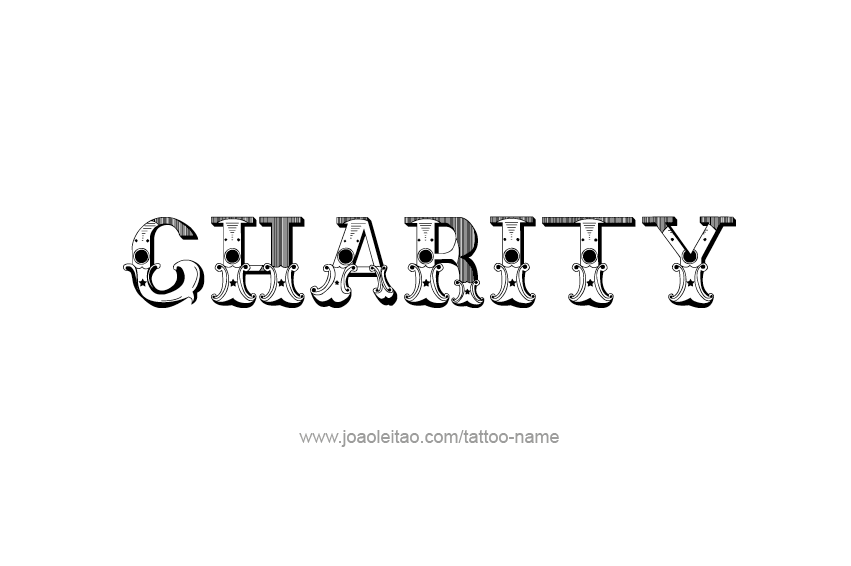 Tattoo Design Name Charity  