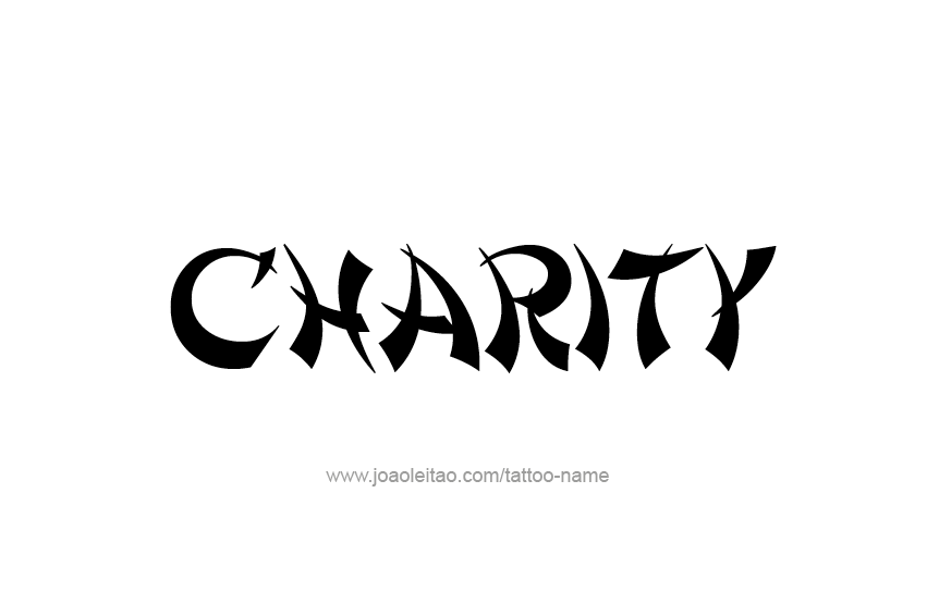 Tattoo Design Name Charity  