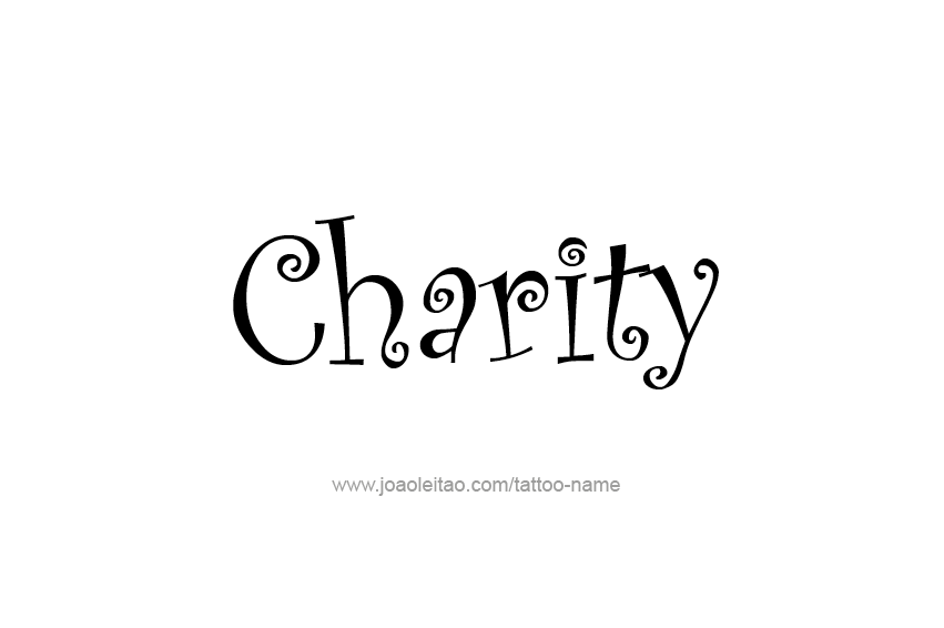 Tattoo Design Name Charity  