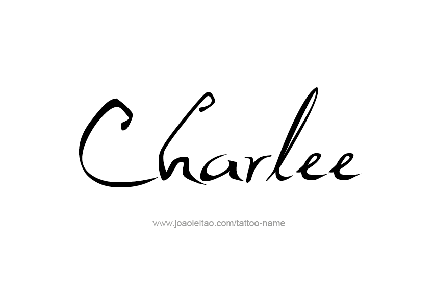 Tattoo Design Name Charlee  