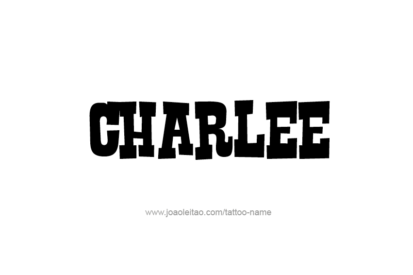 Tattoo Design Name Charlee  