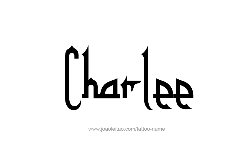 Tattoo Design Name Charlee  