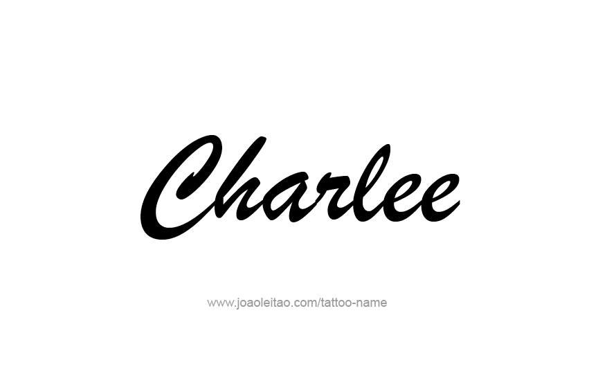 Tattoo Design Name Charlee  