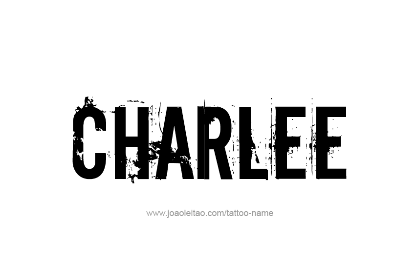 Tattoo Design Name Charlee  