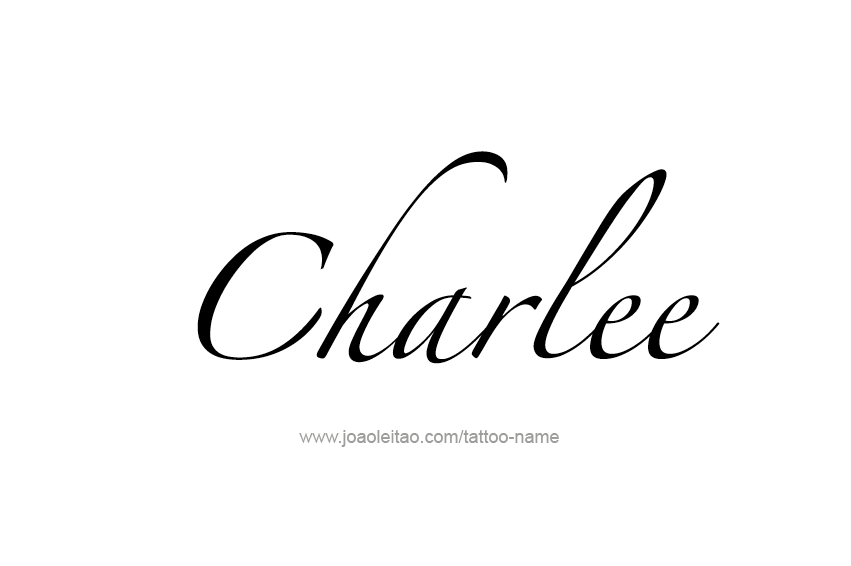 Tattoo Design Name Charlee  