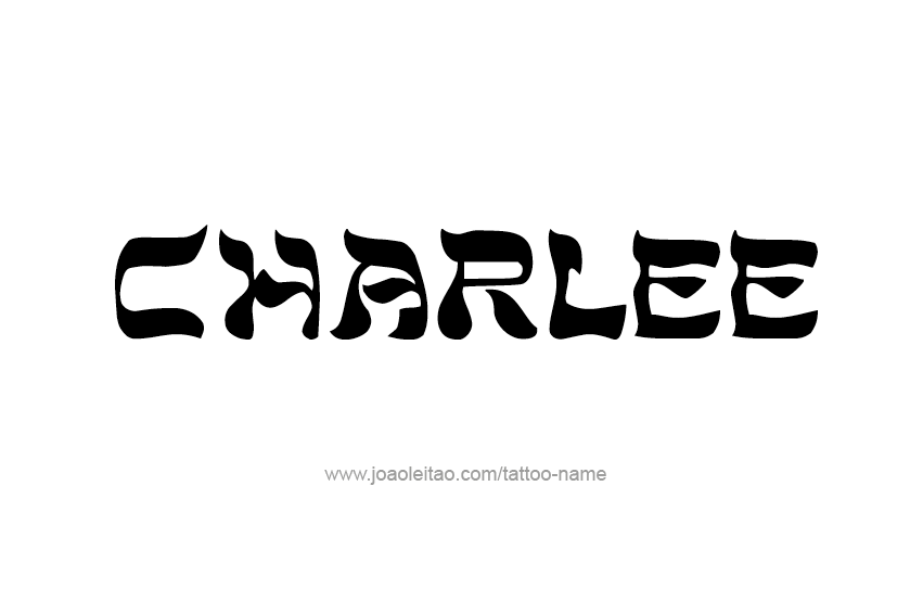 Tattoo Design Name Charlee  