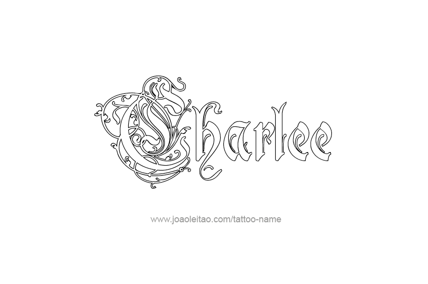 Tattoo Design Name Charlee  