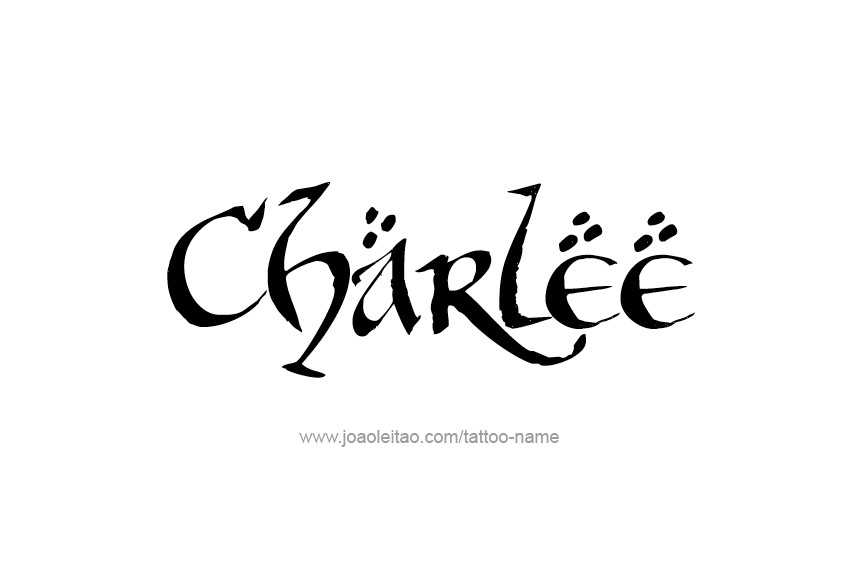 Tattoo Design Name Charlee  