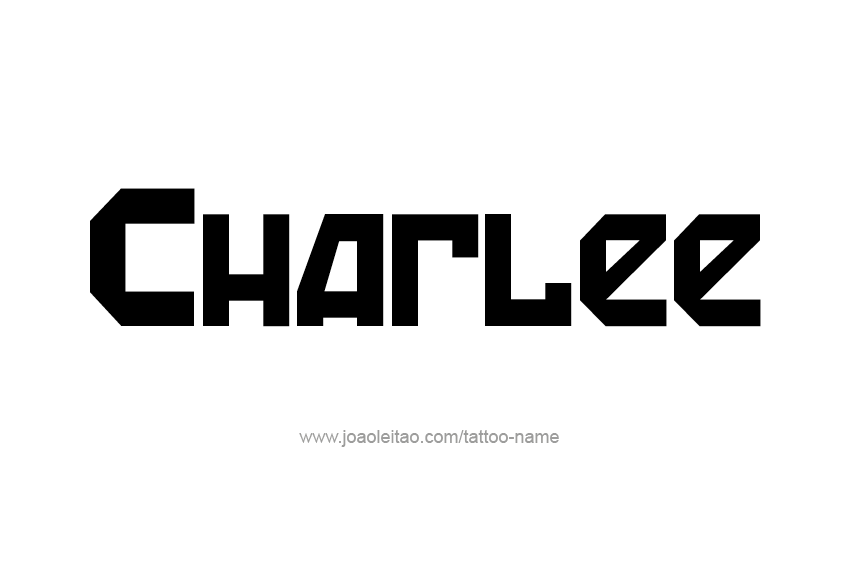 Tattoo Design Name Charlee  