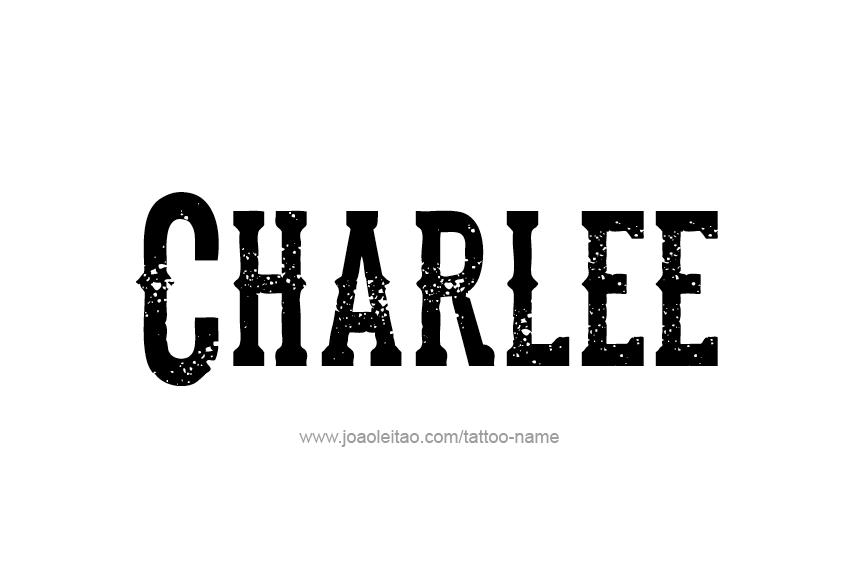 Tattoo Design Name Charlee  