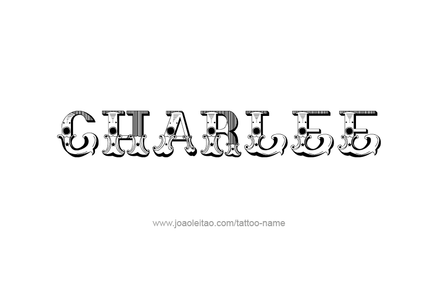 Tattoo Design Name Charlee  