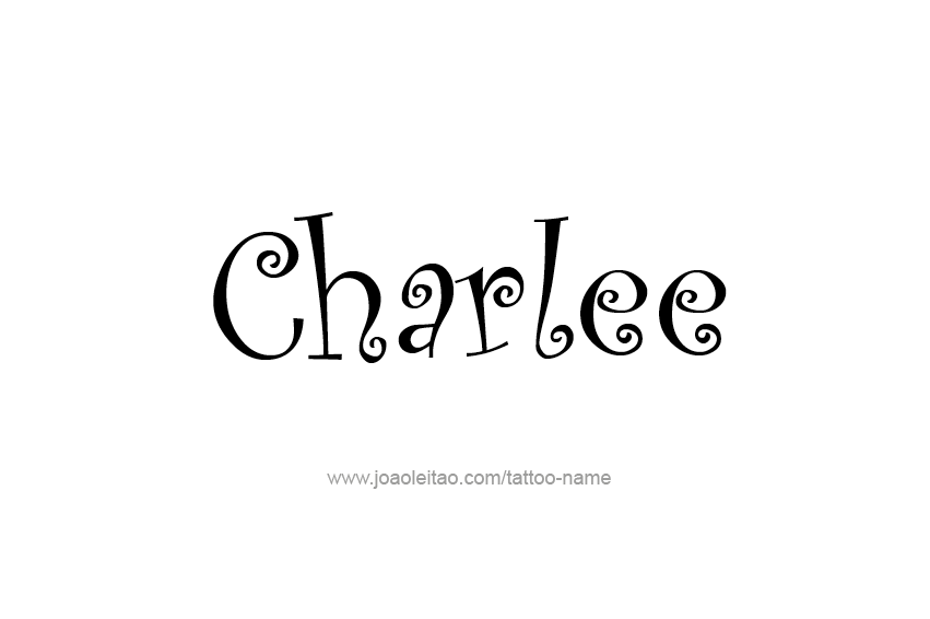 Tattoo Design Name Charlee  