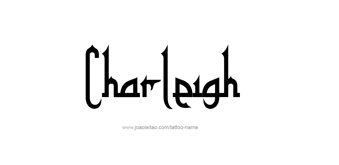 Tattoo Design Name Charleigh  