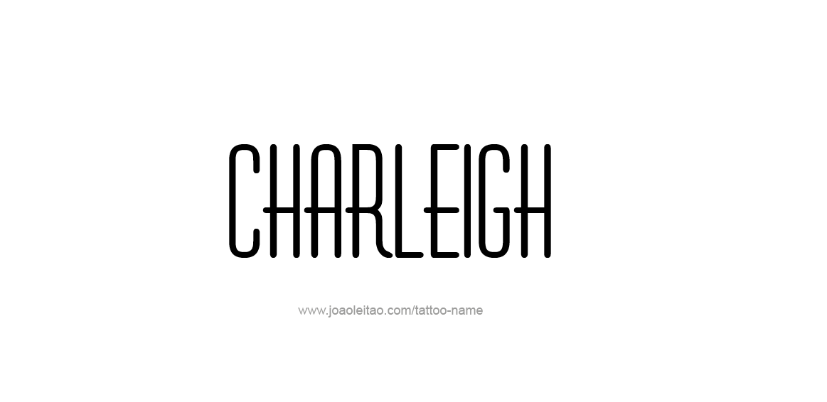 Tattoo Design Name Charleigh  