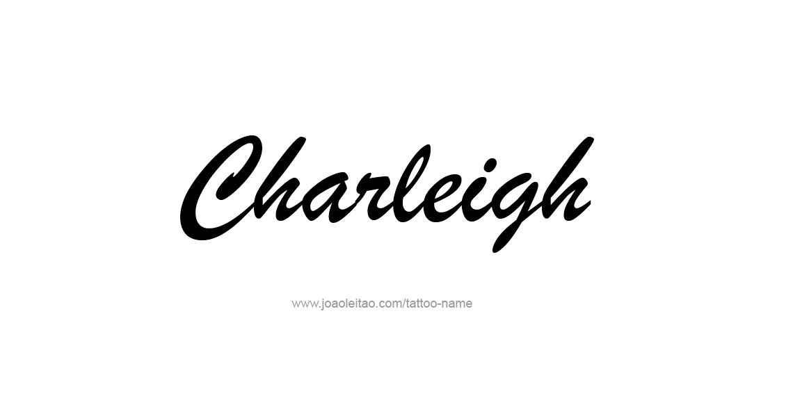 Tattoo Design Name Charleigh  