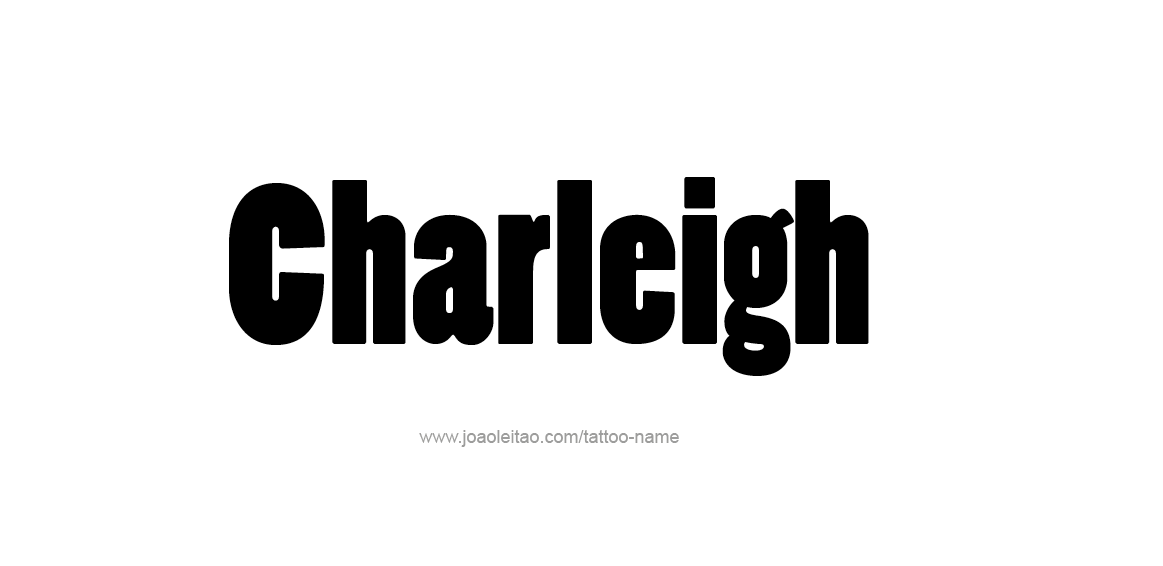 Tattoo Design Name Charleigh  