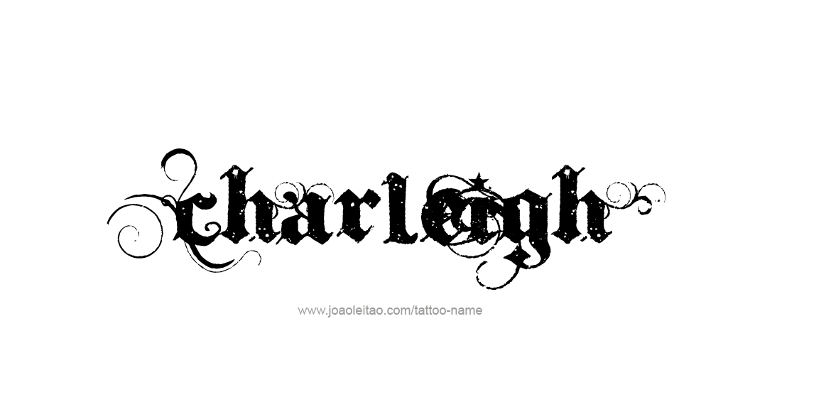 Tattoo Design Name Charleigh  