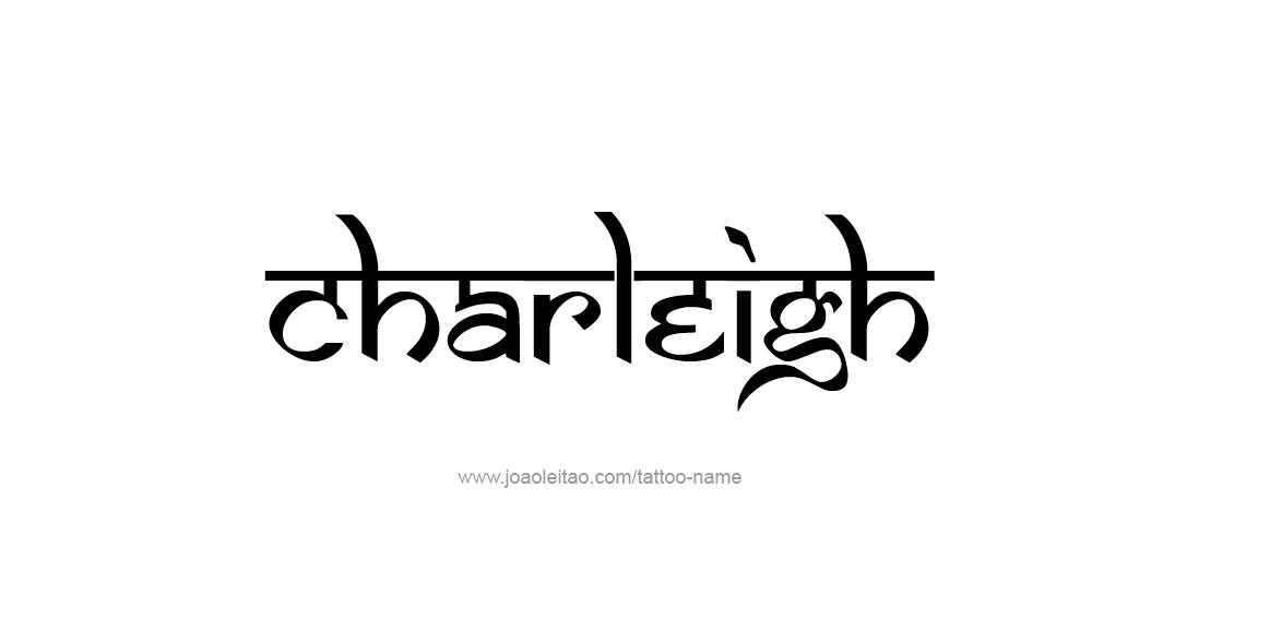 Tattoo Design Name Charleigh  